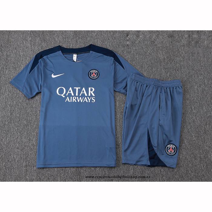 Chandal del Paris Saint-Germain Jordan 25-26 Manga Corta Gris - Pantalon Corto